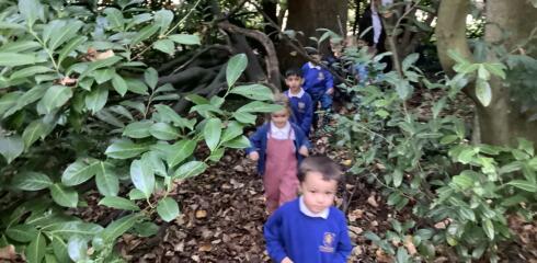 ATW Nursery news – forest school, phonics and shapes