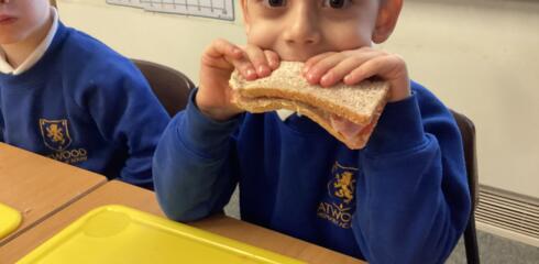 ATW Reception News – Spider Sandwiches!